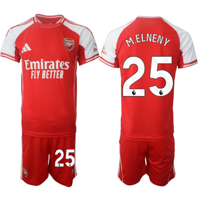 Men 2025-2026 Season Club Arsenal home red #25 Soccer Jersey
